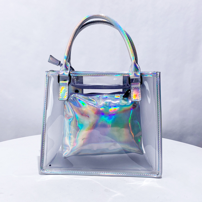 Women Bags On Sale - Tas komposit Jelly transparan untuk wanita,