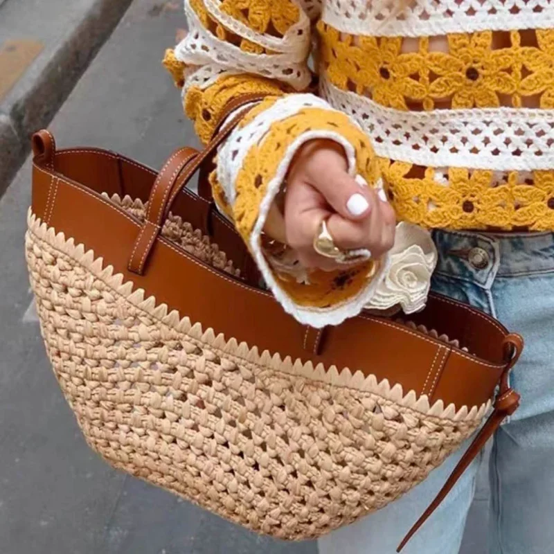 Tas Pantai Tenun Berongga Berm - Women Bags On Sale ulasan dan harga