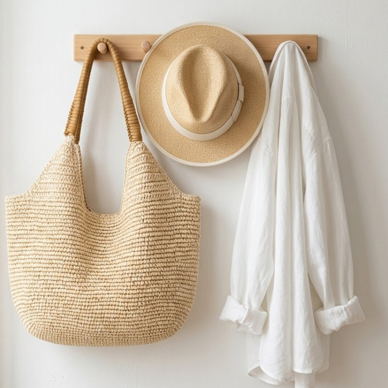 Tas Tote Wanita Kapasitas Besa - Women'S Raffia Bags ulasan dan harga