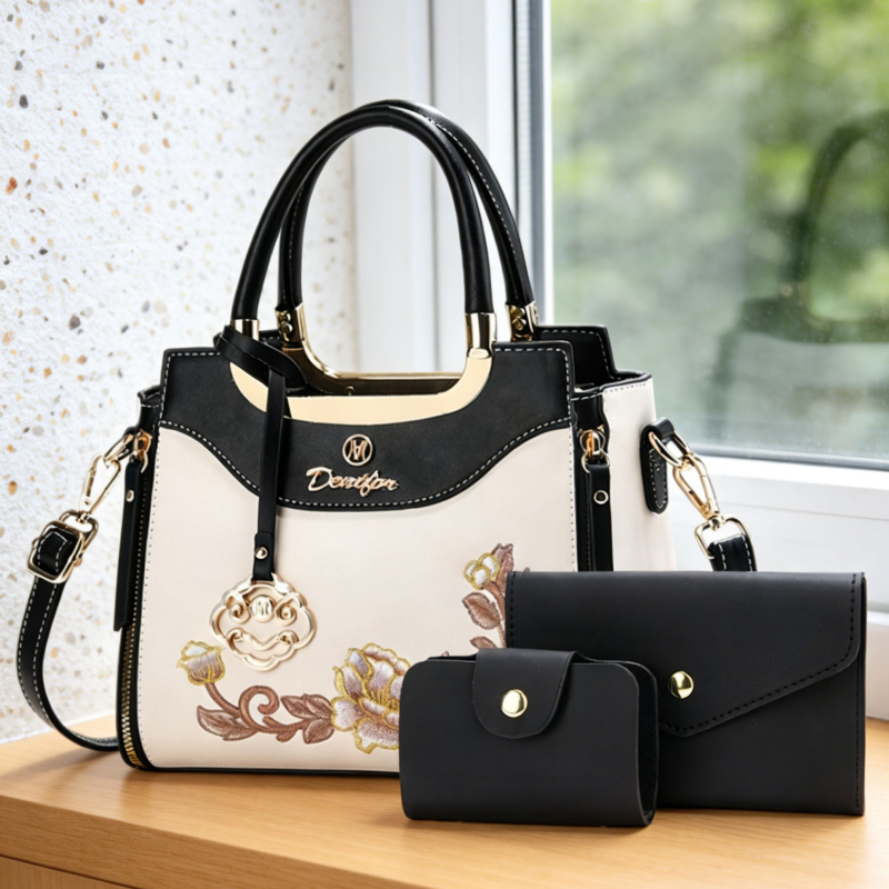 Set tas tangan bordir berkuali - Women'S Bags Handbags ulasan dan harga